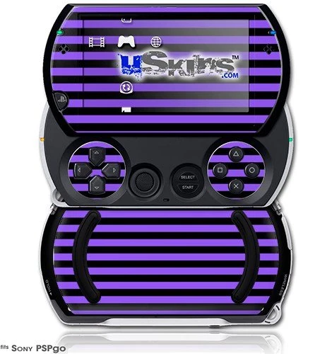 Stripes Purple - Decal Style Skins -fits Sony PSPgo-