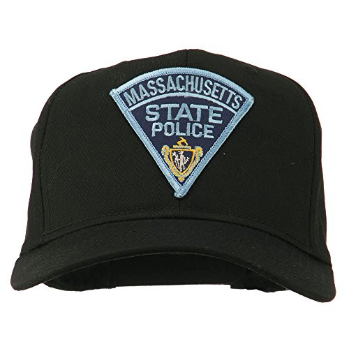 e4Hats.com Massachusetts State Police Patch Cap - Black OSFM