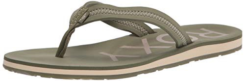 Roxy Women's Vista Sandal Flip-Flop Sport- AMZ Green- 6