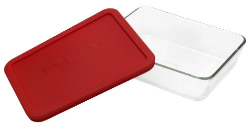 Pyrex Simply Store 6-Cup Rectangular Glass Food Storage