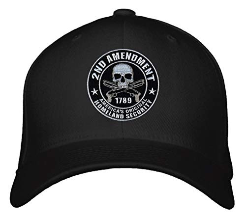 2nd Amendment Hat - Unisex Comfort Fit Cap -1. Black Snapback-