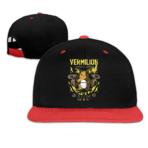 ZABIEO Raichu Vermilion Gym Men Women Adjustable Baseball Cap Hunting Hat