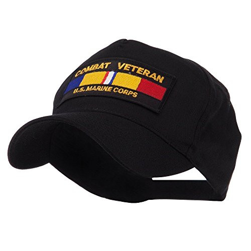 e4Hats.com Veteran Rectangle Shape Patch Cap - Combat MC OSFM