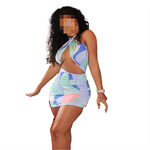 Sexy Criss Cross Halter Bodycon Dress Aesthetic Backless Cutout Y2K Mini Dress Summer Outfits Clubwear Streetwear Blue Sexy Criss Cross Halter Bodycon Dress Aesthetic Backless Cutout Y2K Mini Dress Summer Outfits Clubwear Streetwear Blue