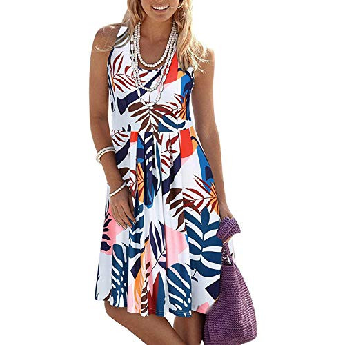 FABIURT Dress for Women- Maxi Long Dress Casual Summer Abstract Printed Long Sleeve Sundress Beach Party Tunic Dress White FABIURT Dress for Women- Maxi Long Dress Casual Summer Abstract Printed Long Sleeve Sundress Beach Party Tunic Dress White