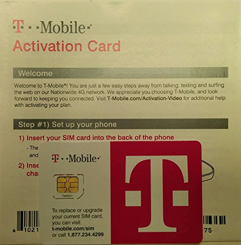 T-Mobile Micro SIM Card Activation Kit - New