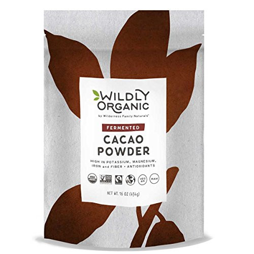 Wilderness Family Naturals Fair Trade Certified Cacao, The Best Tasting and Smoothest Cacao Powder, Organic Raw Wilderness Family Naturals Fair Trade Certified Cacao, The Best Tasting and Smoothest Cacao Powder, Organic Raw