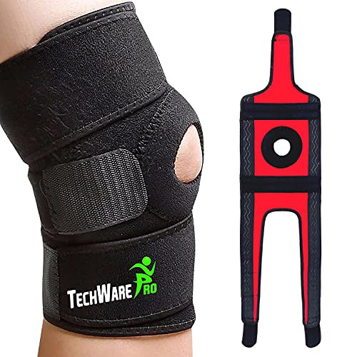 TechWare Pro Knee Brace Support - Relieves ACL- LCL- MCL- Meniscus Tear- Arthritis- Tendonitis Pain. Open Patella Dual Stabilizers Non Slip Comfort Neoprene. Adjustable Bi-Directional Straps - XLarge TechWare Pro Knee Brace Support - Relieves ACL- LCL- MCL- Meniscus Tear- Arthritis- Tendonitis Pain. Open Patella Dual Stabilizers Non Slip Comfort Neoprene. Adjustable Bi-Directional Straps - XLarge