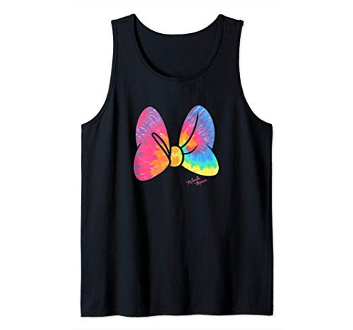 Disney Minnie Mouse Large Tie Dye Bow Tank Top