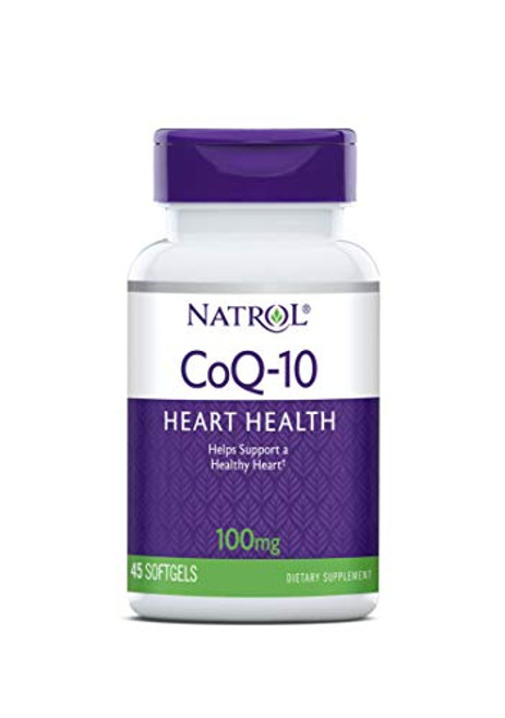 Natrol CoQ-10 100mg Softgels- 45 Count