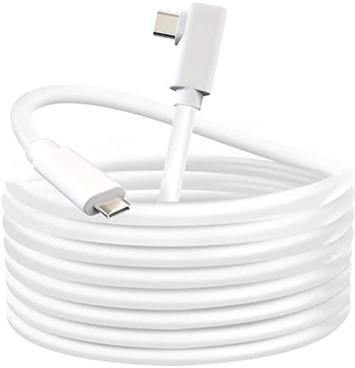 Oculus Quest Link Cable 16ft-5m-- Yoobao USB C to C Cable USB 3.2 High Speed Data Transfer  and  Fast Charging Compatible with Oculus Quest VR Headset and Quest 2 - White