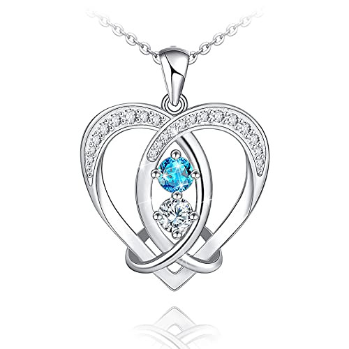 Celtic Knot Heart Necklace for Women Girls Sterling Silver Mother Daughter Necklaces Heart Pendat Jewelry for Mother Daughter Wife Girlfriend Grandmother Celtic Knot Heart Necklace for Women Girls Sterling Silver Mother Daughter Necklaces Heart Pendat Jewelry for Mother Daughter Wife Girlfriend Grandmother