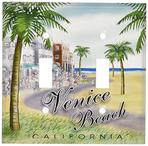 Art Plates - Venice Beach Switch Plate - Double Toggle