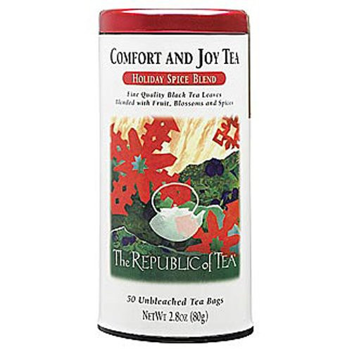 The Republic Of Tea Comfort And Joy Tea, 50 Tea Bags, Holiday Spice Tea The Republic Of Tea Comfort And Joy Tea, 50 Tea Bags, Holiday Spice Tea