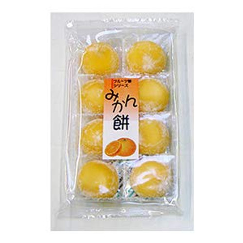 Sweet Rice Cake daifuku Mochi-mochi stuffed with sweet filling- -Orange flavor 8.4oz- pack of 1 Sweet Rice Cake daifuku Mochi-mochi stuffed with sweet filling- -Orange flavor 8.4oz- pack of 1
