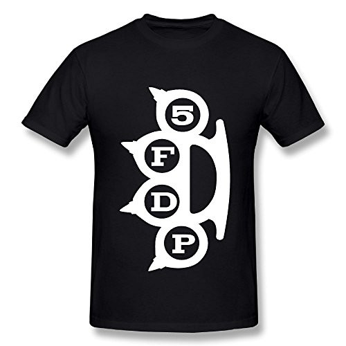 UrsulaA Mens Cotton Five Finger Death Punch Tshirts Black 6XL