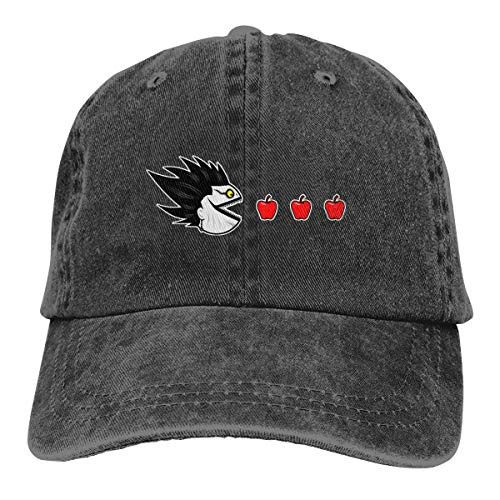 BKOGAL Men Women Adjustable Cotton Washed Twill Baseball Cap Hungry Ryuk Shinigami Man Summer Sun Hat