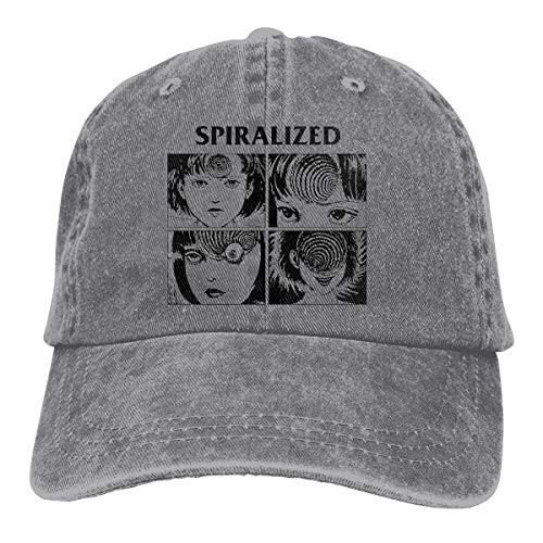BKOGAL Men's Women's Adjustable Cotton Jeanet Baseball Cap Junji Ito Spiralized Snapback Hat BKOGAL Men's Women's Adjustable Cotton Jeanet Baseball Cap Junji Ito Spiralized Snapback Hat