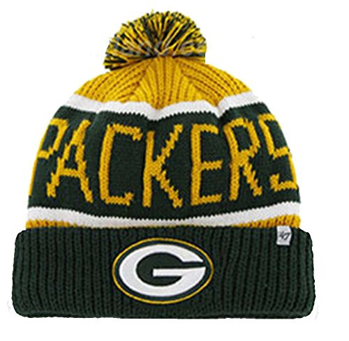 NFL Green Bay Packers Men's Calgary Knit Cap- One Size- Cheddar