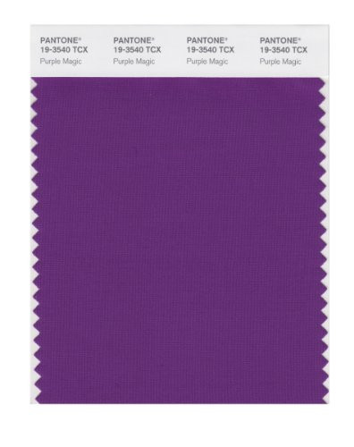 PANTONE Smart 19-3540X Color Swatch Card- Purple Magic