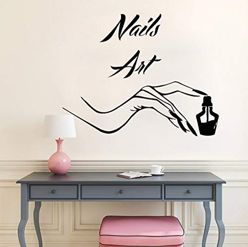Smydp Wall Window Decal Sticker Nail Salon Nails Nail Art Polish Manicure Pedicure Beauty Salon Wall Decor Decals Mural Poster 42X33Cm Smydp Wall Window Decal Sticker Nail Salon Nails Nail Art Polish Manicure Pedicure Beauty Salon Wall Decor Decals Mural Poster 42X33Cm