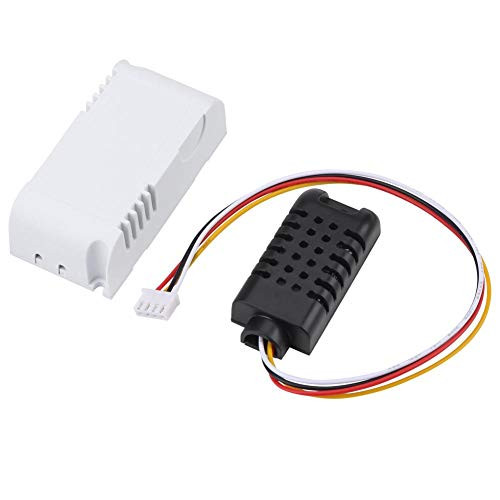LANTRO JS - RS485 RTU LED Temperature Humidity Sensor- High Effiency Digit Display Humidity Temperature Sensor Module with External Sensor for Home Garage Humidor