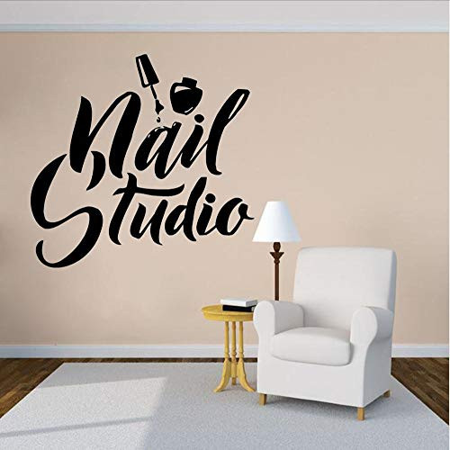 Wall Decor Wall Stickers Murals Nail Art Polish Wall Sticker Beauty Salon Decor Manicure Pedicure Vinyl Wall Mural Nail Studio Logo Wall Windows Decal 60X57Cm Wall Decor Wall Stickers Murals Nail Art Polish Wall Sticker Beauty Salon Decor Manicure Pedicure Vinyl Wall Mural Nail Studio Logo Wall Windows Decal 60X57Cm