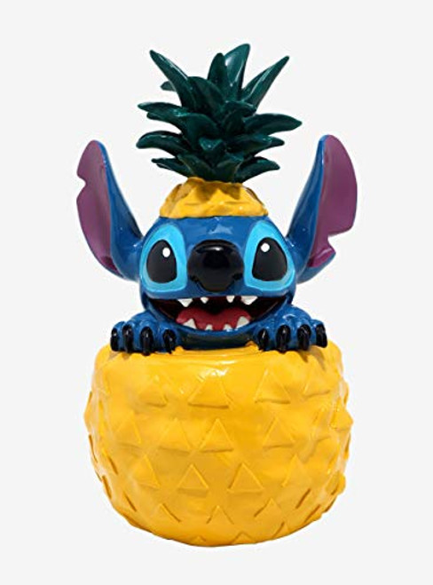 Disney Lilo and Stitch Pineapple Stitch Trinket Jar MULTI One Size Disney Lilo and Stitch Pineapple Stitch Trinket Jar MULTI One Size