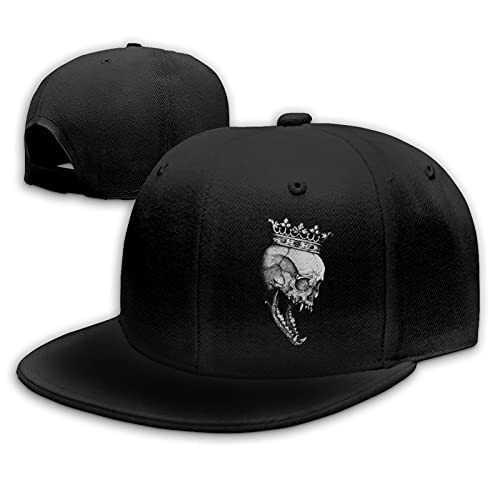 Ninestar Skull Baseball Cap Snapback Hat Unisex Trucker Flat Bill Brim Adjustable Ninestar Skull Baseball Cap Snapback Hat Unisex Trucker Flat Bill Brim Adjustable