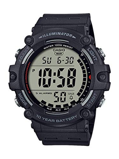 Casio Men's Quartz Resin Strap- Black- 27.63 Casual Watch -Model- AE-1500WH-1AVCF-