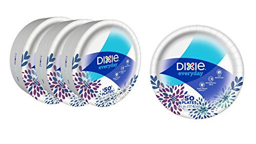 Dixie Paper Dessert Plates- 6 7/8inch Inch- 50 Ct -3-