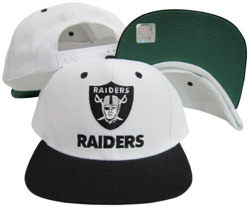 Los Angeles Raiders Word White/Black Two Tone Plastic Snapback Adjustable Plastic Snap Back Hat/Cap Los Angeles Raiders Word White/Black Two Tone Plastic Snapback Adjustable Plastic Snap Back Hat/Cap
