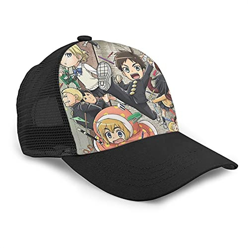 Attack On Titan Baseball Cap Men's and Women's Fashion Baseball Hat Especially Dad Hats Adjustable Sun Hats Travel Trucker Hat Golf Caps Black Attack On Titan Baseball Cap Men's and Women's Fashion Baseball Hat Especially Dad Hats Adjustable Sun Hats Travel Trucker Hat Golf Caps Black