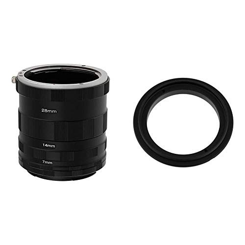 Fotodiox Macro Extension Tube Set Kit for Extreme Close-up for Sony A-Series Alpha Digital SLRs  and  55mm Filter Thread Macro Reverse Mount Adapter Ring for Sony Alpha Camera