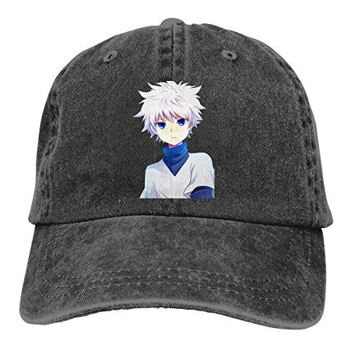 ARCHIERICHARDS Hunter X Hunter Killua Baseball Cap Vintage Cowboy Cap Denim Hat Black