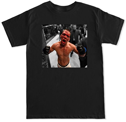FTD Apparel Men's Nate Blood T Shirt - XXL Black