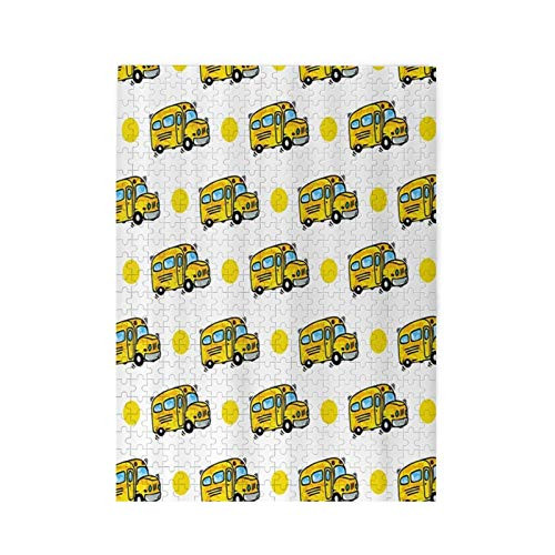 School Bus Funny Puzzle Games - Jigsaw Puzzles 500 Pieces for Adults - Games for Adults- Teens and Kids School Bus Funny Puzzle Games - Jigsaw Puzzles 500 Pieces for Adults - Games for Adults- Teens and Kids