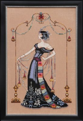 At the Met Cross Stitch Chart by Mirabilia MD135