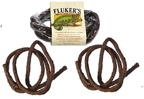 `-3 Pack- Fluker Labs Small Animal Bend-A-Branch Pet Habitat Decor- Large- 6 Foot Long