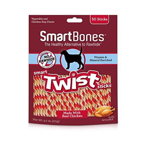 SmartBones Smart Twist Sticks Chews for Dogs- Rawhide-Free