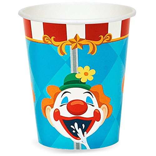 BirthdayExpress Carnival Games 9 OZ. Paper Cups (48)