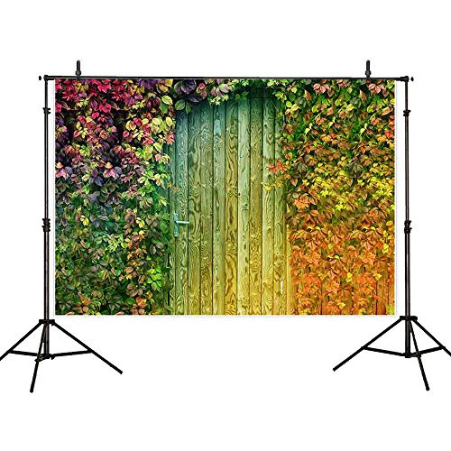 Allenjoy 7x5ft Photo Background Flower Wall Wood Backdrop Photography Prop for Children Photo Studio