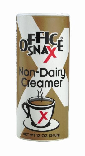 Office Snax Non-Dairy Creamer, 12 Ounce Canister (Pack of 6)