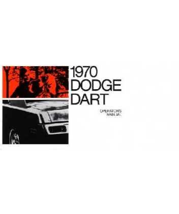 1970 DODGE DART Owners Manual User Guide