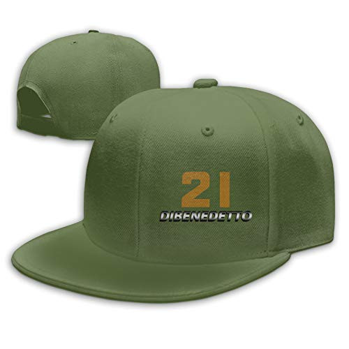 Matt Dibenedetto 21 Hat Flat Bill Cap Snapback Hat Baseball Cap Hip Hop Hat Trucker Cap Moss Green