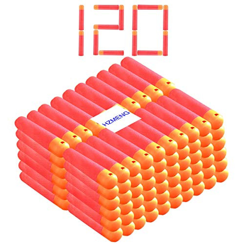 Mega Darts Refill Pack Red Premium Refill Bullets for N-Strike Mega Series Blasters 120 Pcs 9.5cm
