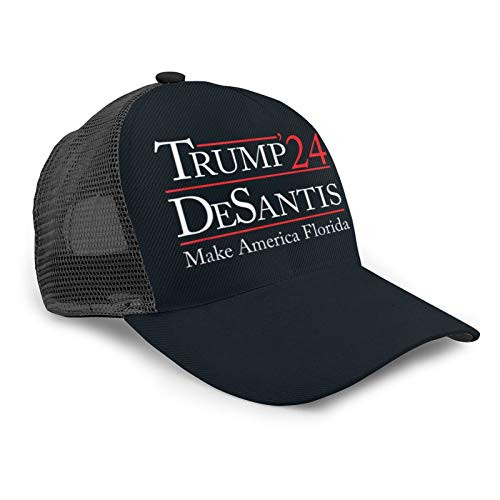 Ali Yee Make America Florida Trump Desantis 2024 3D Printing- Stylish- Cool and Comfortable- Baseball Caps for Men and Women in All Seasons Black