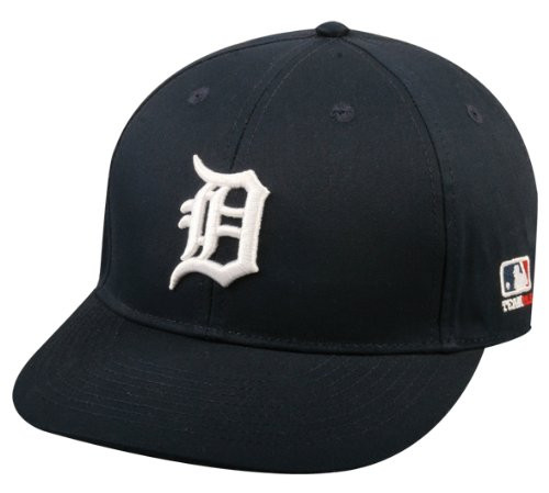 Adult FLAT BRIM Detroit Tigers Home Navy WhtinchDinch Hat Cap MLB Adjustable