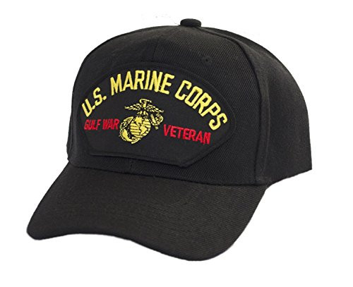 Military Productions US Marine Corps Gulf War Veteran Cap Black Military Productions US Marine Corps Gulf War Veteran Cap Black