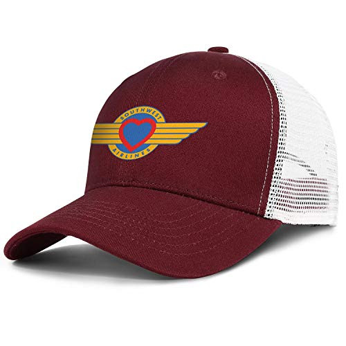 WENL Southwest-Airlines Men Women Classic Mesh Trucker Hat Sports Fitted Cap Adjustable Snapback WENL Southwest-Airlines Men Women Classic Mesh Trucker Hat Sports Fitted Cap Adjustable Snapback